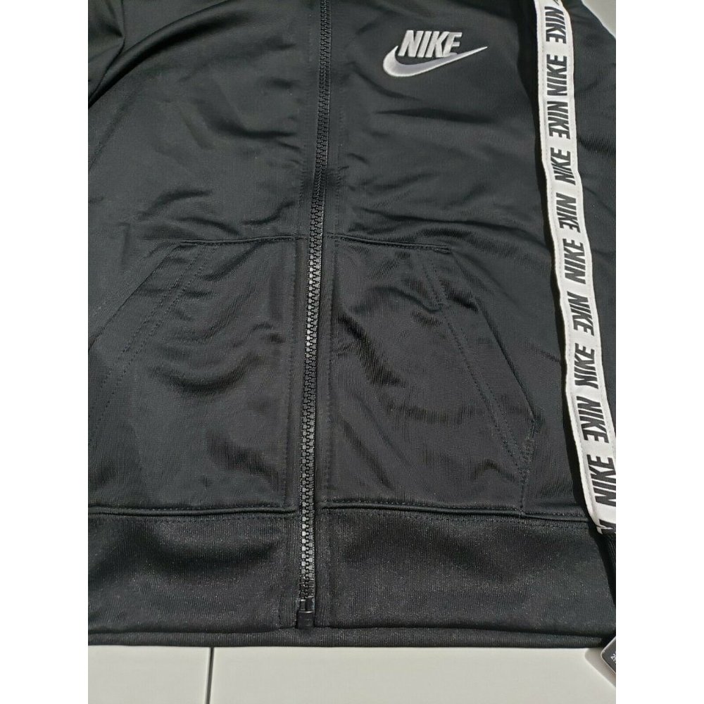 Nike 2-Pc Logo Track Suit Jacket & Pants Set Boys Size 7 Black 86D699-023 - Picture 3 of 10